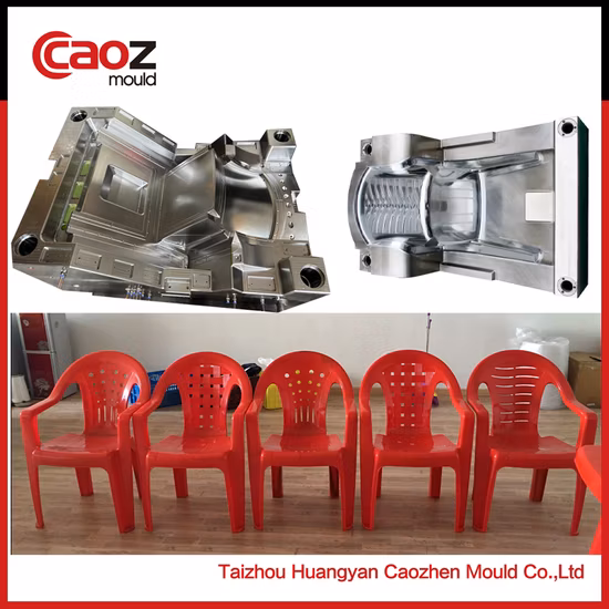 Популярная продажа пластиковой литьевой формы для кресла с различной задней вставкой